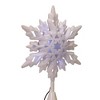 Kurt Adler 10-inch Cool White LED Glitter Snowflake Treetop - 2 of 4
