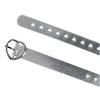 CTM Women's Metallic Heart Punched Belt with Heart Buckle - 2 of 4