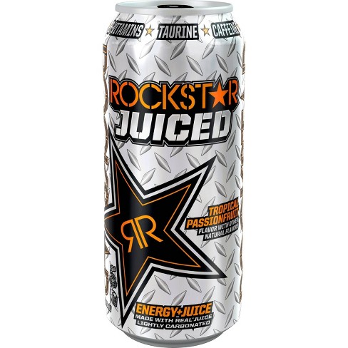 Rockstar Juiced Tropical Passion Fruit Energy Drink 15 Fl Oz Can Target