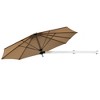Tangkula 8ft Wall Mounted Cantilever Umbrella Patio Adjustable Tilting Sunshade Umbrella - 3 of 4