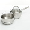 Oster Cuisine Saunders 9 Piece Cookware Set in Silver Mirror