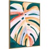 Amanti Art Multicolor Monstera I by Jennifer Paxton Parker Framed Canvas Wall Art - 3 of 4