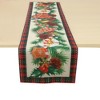 Unique Bargains Christmas Table Runner Polyester Red Beige Yellow Green 71x14 Inch 1 Pc - 4 of 4