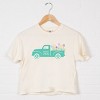 Simply Sage Market Women's Spring Truck Short Sleeve Relaxed Fit Cropped Tee - 3 of 4