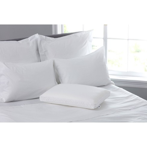 Comfort Revolution Contour Memory Foam Bed Pillow - White (Standard)