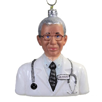 Holiday Ornament 4.5" Dr Fauci Physician Pandemic Covid19  -  Tree Ornaments