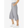 Woman Within Plus Size Petite Elastic-Waist Knit Capri Pant - 4 of 4