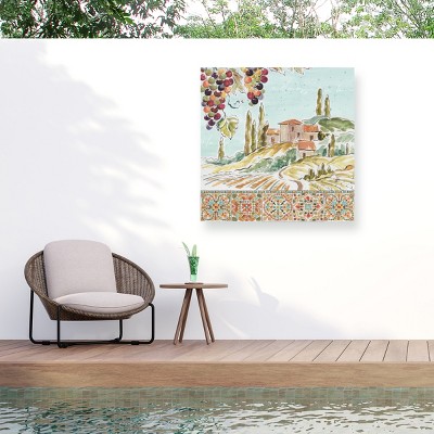 "Tuscan Breeze Iii" Outdoor Canvas