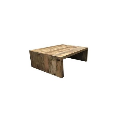 Solid Mango Wood Coffee Table Natural - Timbergirl