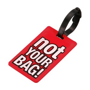 Unique Bargains PVC Durable Lightweight Travel Baggage Suitcases Tag - 1 of 4