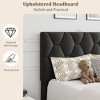 Acekool Twin Upholstered Bed Frame - Adjustable Headboard, Wood Slat Support, Simple Assembly - 4 of 4