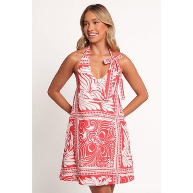 knee length dresses for ladies Nicoletta Mini Dress - Red main image 0