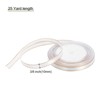 Unique Bargains Double Face Wide Satin Ribbon with Gold Edges for Wedding Bouquet - 2 of 4