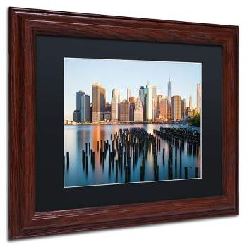 Trademark Fine Art -David Ayash 'Brooklyn Bridge Park and Financial District - I