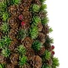 Northlight Mini Pinecone and Frosted Wild Berries Christmas Cone Tree - 15" - 4 of 4