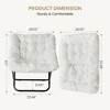 TUYOHW Large Size Faux Fur Accent Chair,Folding Lounge Chair with Plush Seat for Bedroom & Living Room - 3 of 4