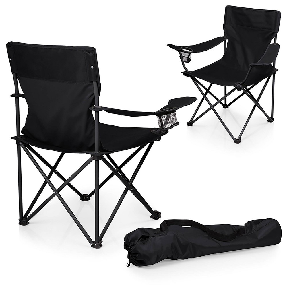 Oniva by Picnic Time Black Ptz Camp Chair