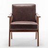 Grungis Accent Chair with Extra-Thick Backrest,Lounge Chair,Modern Wingback Chair for Bedroom,Reading Room,Office - 4 of 4