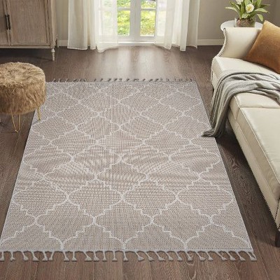 Kumasinova Washable Rugs for Living Room, Stain-Resistant Indoor/Outdoor Area Rug– Non-Shedding, Latex-Free Cotton Backing, Kid & Pet-Friendly