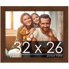 PosterPalooza | Simple Brown Picture Frame - UV Acrylic, Backing Board, Hanging Hardware Included - 2 of 4
