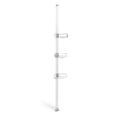 Stainless Steel Adjustable Tension Mount Shower Caddy