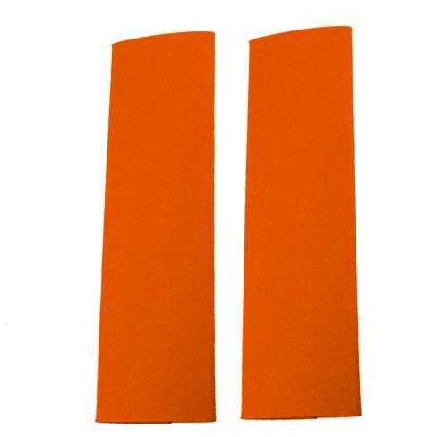 Unique Bargains Felt Car Seat Belt Protector Pads Shoulder Strap Seatbelt  Covers 9.84x6.69 Orange 2 Pcs