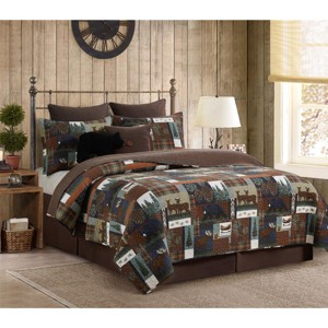 C&F Home Rutherford Breeze Rustic Lodge Cotton Quilt  - Reversible and Machine Washable - 1 of 4