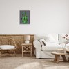 Stupell Industries Green Skeleton Peace Hand Framed Giclee Art - 3 of 4