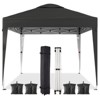10x10FT Pop Up Canopy Tent,Height Adjustable Sun Shade Shelter with Top Vent,Portable Instant Canopy with Wheeled Carry Bag for Patio,Garden - 2 of 4