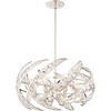 Crescent Polished Nickel Pendant Light - 4 of 4