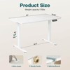 PAGED Ergonomic Computer Desk Modern 39 Inch Standing Desk with Hook and Control Panel for Office, Adjustable Height - 4 of 4