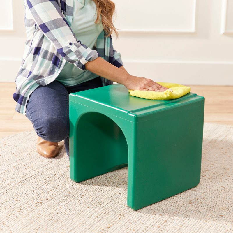 ECR4Kids Tri-Me Adaptable Kids Cube Chair, Indoor Outdoor Plastic, 3-in-1 Multipurpose Table/Seat, 6 of 13