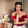 Unique Bargains Vintage Metal Dressing Table Wedding Birthday Gift Home Decor Box 1 Pc - 4 of 4