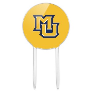 Marquette University Secondary Logo Acrylic Cake Topper Party Decoration for Wedding Anniversary Birthday Graduation - 1 of 4