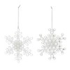 Melrose Clear Acrylic Snowflake Ornament (Set of 24) - 2 of 4
