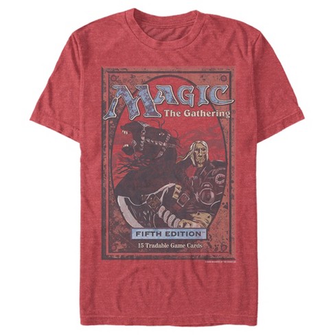 Men's Magic: The Gathering Retro Fifth Edition Card T-Shirt - Red Heather -  2X Large
