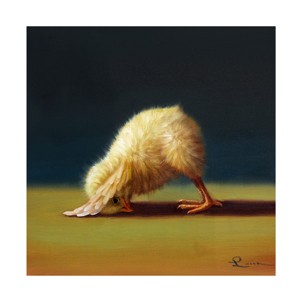 Lucia Heffernan 'Yoga Chick Downward Dog' Canvas Art - 1 of 4