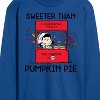 Men's - Peanuts - Sweeter Than Pumpkin Pie Long Sleeve Graphic T-Shirt - 2 of 4