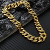 12-Pack Fake Gold Hip Hop Chains - 32" Halloween Rapper Costume Necklaces for Men & Women - 3 of 4