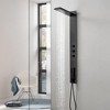 BWE 4-Jet Rainfall Shower Panel System with Rainfall Shower Head and Shower Wand - 3 of 4