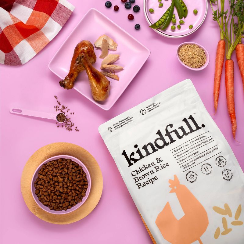 Chicken &#38; Brown Rice Recipe Small Breed Dry Dog Food - 13lbs - Kindfull&#8482;, 3 of 6