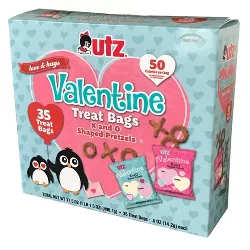Utz Valentine Fun Shaped Pretzel Exchange Snacks - 35/.5oz