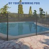 Swimming Pool Fence for Inground Pools, Safety Fencing with Stainless Steel Legs for Protecting Kids and Pets, 340 GMS Teslin PVC Mesh - 3 of 4