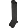 Memoi Women's Ruffle Rib Over The Knee Socks - 3 of 4