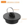 Unique Bargains Rubber Bathtub Sink Drain Stoppers with Hanging Ring 4 Pcs - 2 of 4