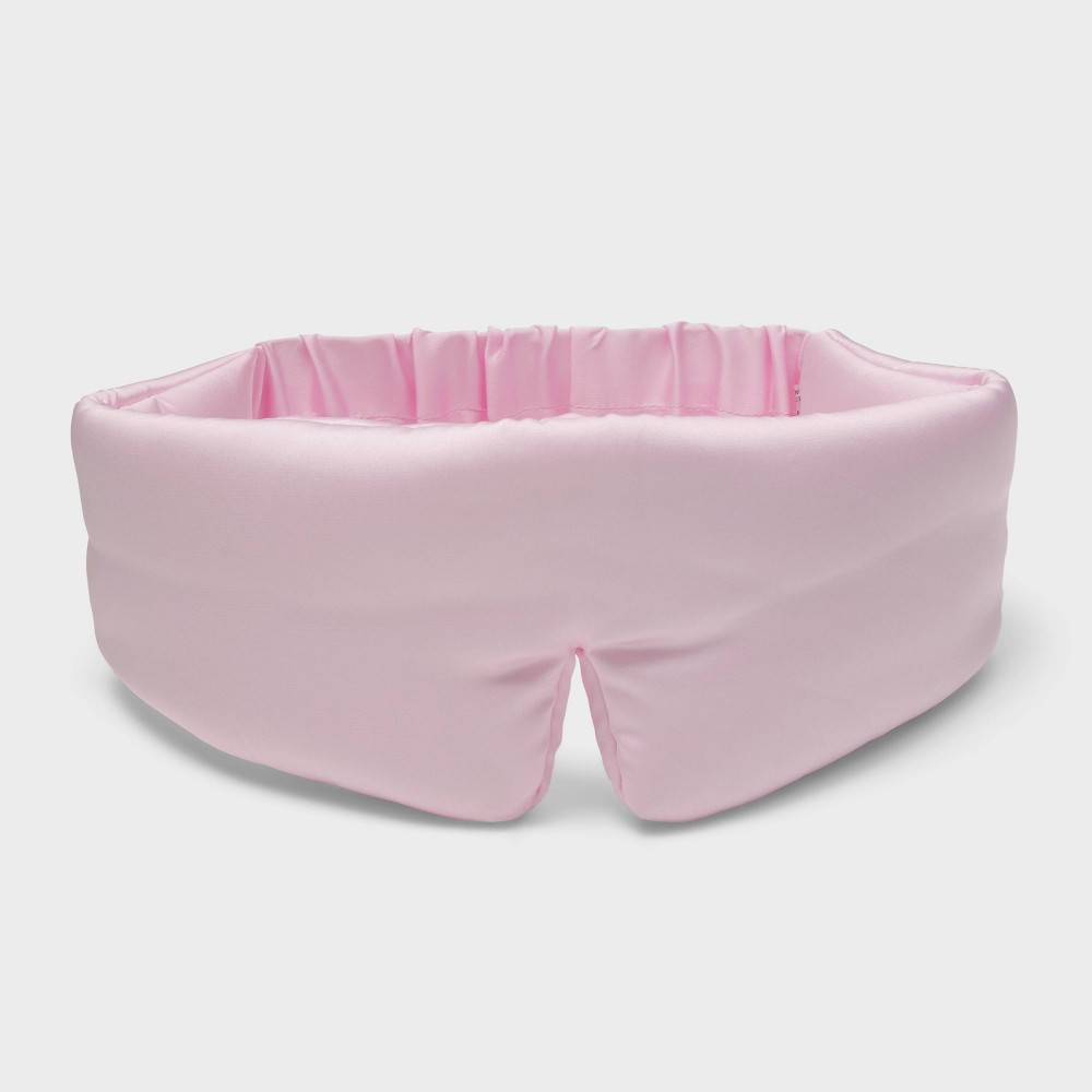 Women's Satin Eye Mask - Auden™ Pink One Size