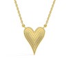 Pompeii3 1Ct Heart shape Natural Diamond Pave Pendant in White or Yellow Gold Necklace - 2 of 4