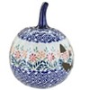 Blue Rose Polish Pottery L021 Manufaktura Small Pumpkin Luminary - 2 of 2