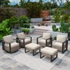 UPTIOT 6-Piece Outdoor Patio Conversation Set - 3 of 4