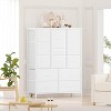15-Drawer Fabric Storage Tower with 3 Sizes, Heavy-Duty Metal Frame, Anti-Tip Kit, Tool-Free Assembly, for Nursery, Bedroom, Closet - 3 of 4